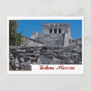 Cartão Postal Cartão-postal de Tulum, México