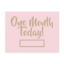 Cartão-postal de um mês hoje