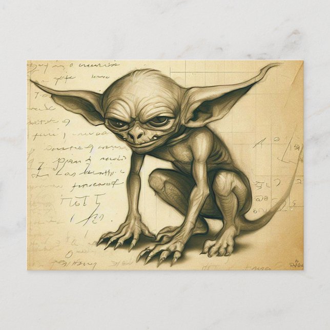 Cartão Postal Cartão-postal de um retrato científico falhado (Frente)