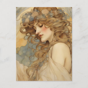 Cartão Postal Cartão-postal de uma mulher maravilhosa