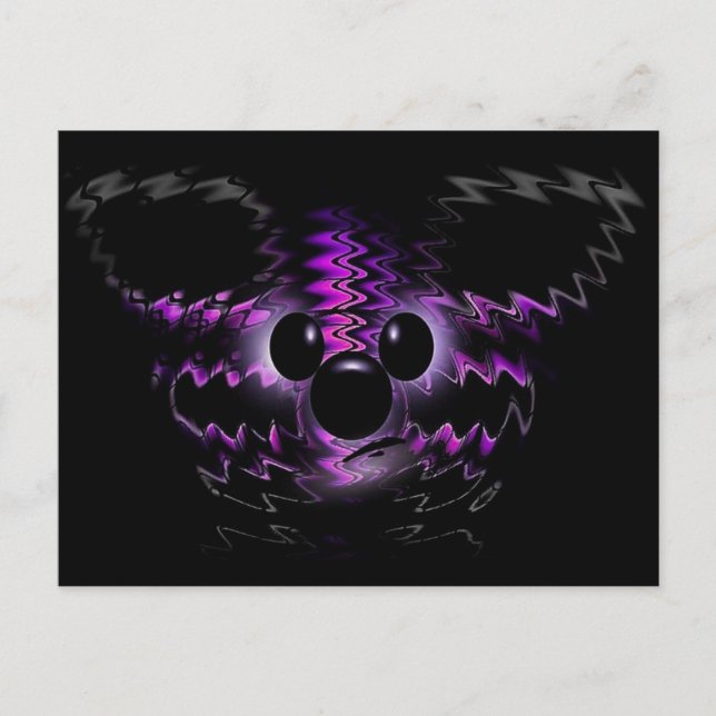 Cartão Postal Cartão-postal de Urso Roxo (Frente)