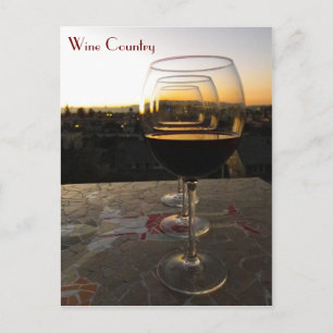 Cartão Postal Cartão-postal de vinho muito bonito!
