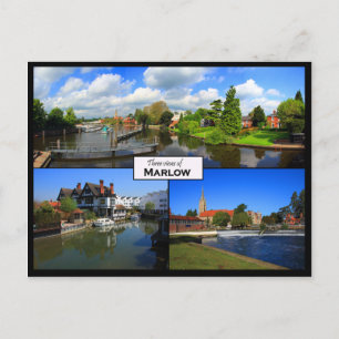 Cartão Postal Cartão-postal de visão tripla de Marlow, Bucking