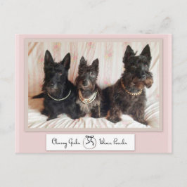 Cartão Postal Cartão-postal de Visto de Meninas Clássicas