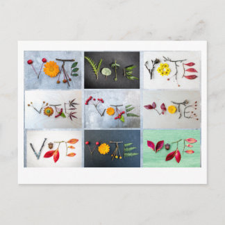 Cartão Postal Cartão-postal de voto