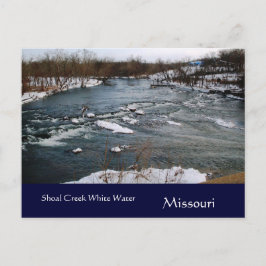 Cartão Postal Cartão-postal de Winter White Water Missouri