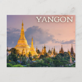 Cartão Postal Cartão-postal de Yangon, Myanmar (Birmânia)