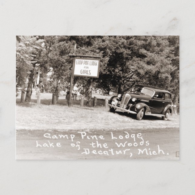 Cartão Postal Cartão-postal Decatur Michigan (Frente)