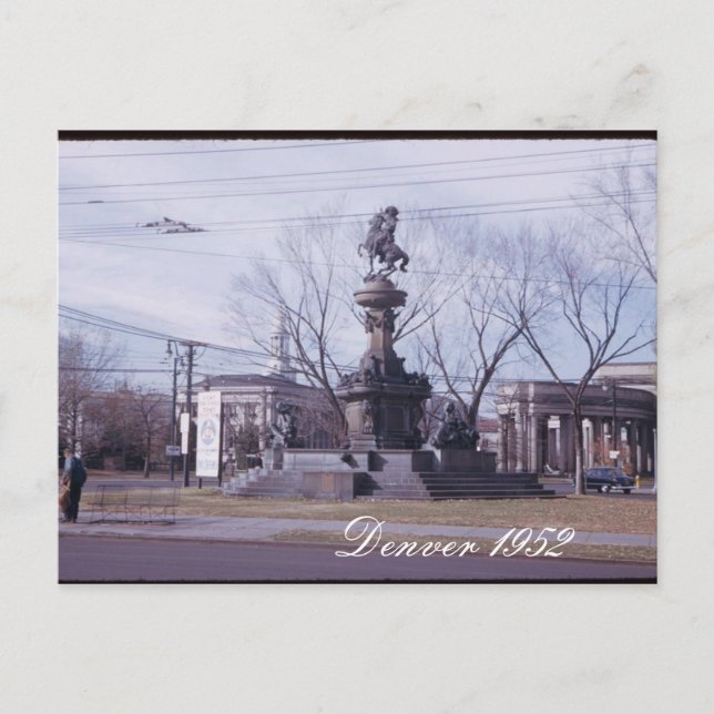 Cartão Postal Cartão-postal Denver 1952 (Frente)