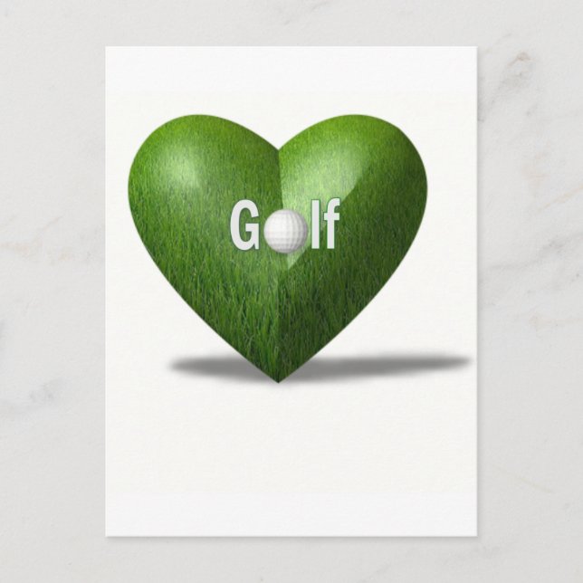 Cartão Postal Cartão-postal Design do Golf Lover (Frente)