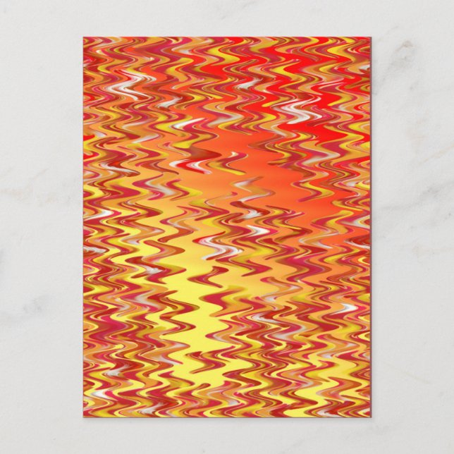 Cartão Postal Cartão-postal digital Marble Patch Tight Swirl (Frente)