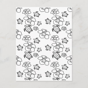 Cartão Postal Cartão-postal do Adulto de Padrão Havaiano