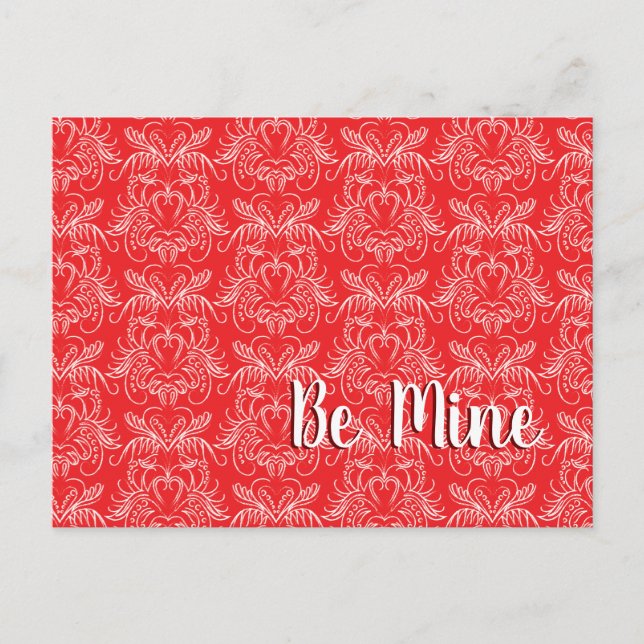 Cartão Postal Cartão-postal do Be Mine (Frente)