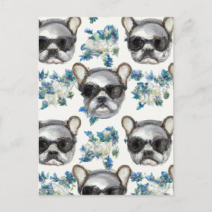 Cartão Postal Cartão-postal do Bulldog Francês AI
