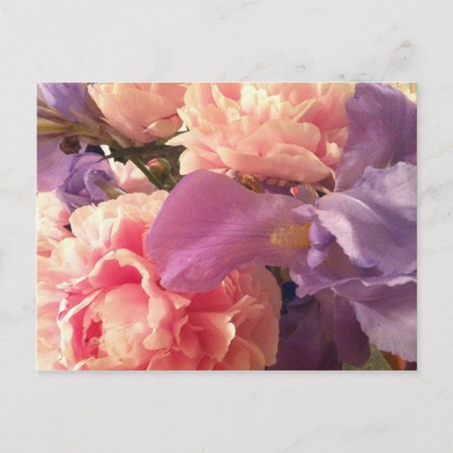 Cartão Postal Cartão-postal do Buquê de jardim (Frente)