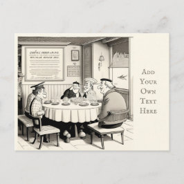 Cartão Postal Cartão-postal do Café Personalizado