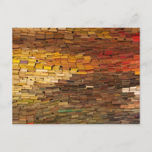 Cartão Postal Cartão-postal do Calendário da Pilha de Livros