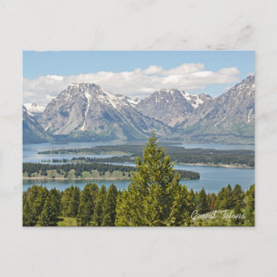 Cartão Postal Cartão-postal do Calendário Grand Tetons National 