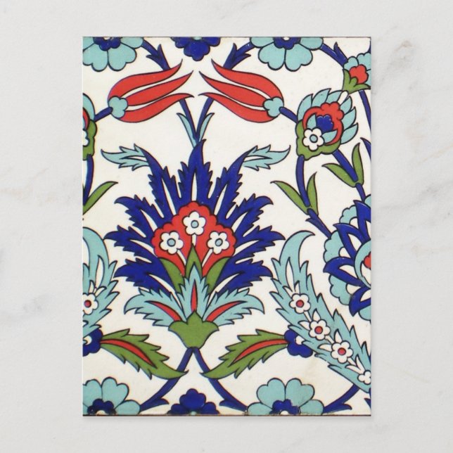 Cartão Postal Cartão-postal do calendário turco para o azulejo 2 (Frente)