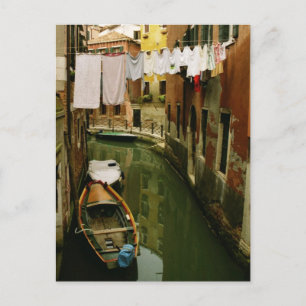 Cartão Postal Cartão-postal do Canal Veneza em Lavagem