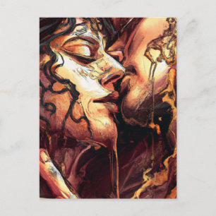 Cartão Postal Cartão-postal do casal no Amor