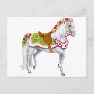 Cartão Postal Cartão-postal do Cavalo Rosa