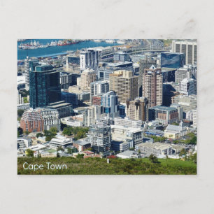 Cartão Postal Cartão-postal do Centro da Cidade do Cabo, Áfric