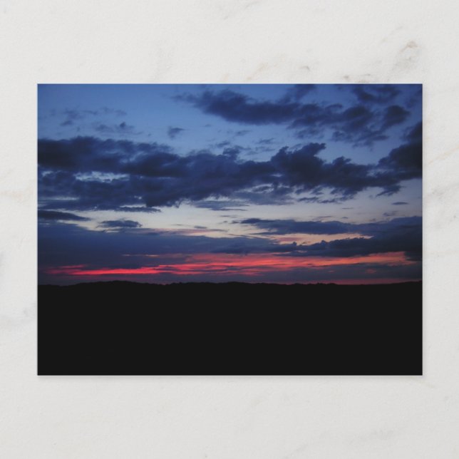 Cartão Postal Cartão-postal do Céu Vermelho (Frente)