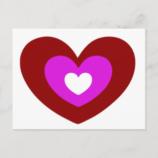 Cartão Postal Cartão-postal do coração