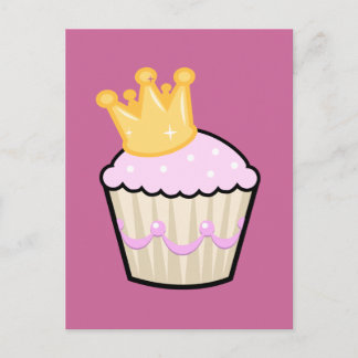 Cartão Postal Cartão-postal do Cupcake real
