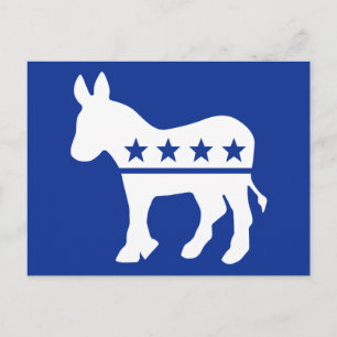 Cartão Postal Cartão-postal do Democrata Donkey