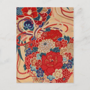 Cartão Postal Cartão-postal do design tradicional japonês do t