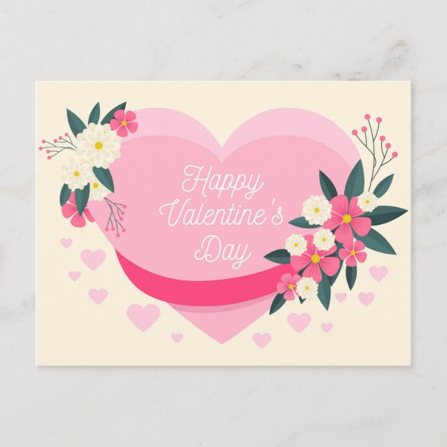 Cartão Postal Cartão-postal do dia de os namorados (Frente)
