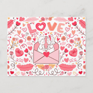 Cartão Postal Cartão-postal do dia de os namorados