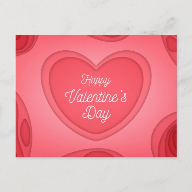 Cartão Postal Cartão-postal do dia de os namorados (Frente)