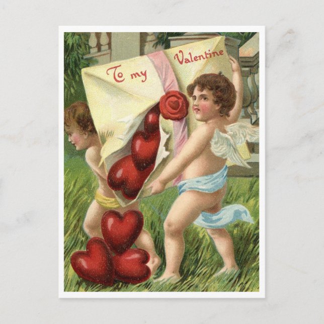 Cartão Postal Cartão-postal do dia de os namorados (Frente)