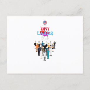 Cartão Postal Cartão-postal do Dia do Trabalhador