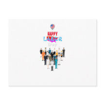 Cartão-postal do Dia do Trabalhador