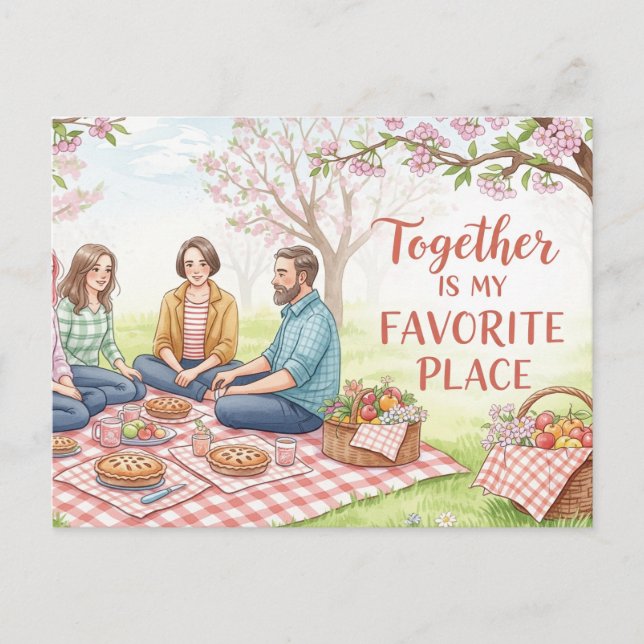 Cartão Postal Cartão-postal do Dia Internacional da Amizade (Frente)