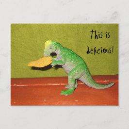 Cartão Postal Cartão-postal do Dinossauro e Milho