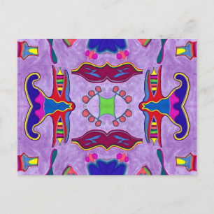 Cartão Postal Cartão-postal do Dragão Roxo
