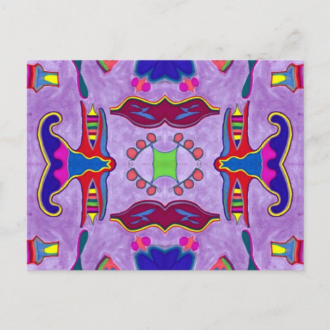 Cartão Postal Cartão-postal do Dragão Roxo (Frente)