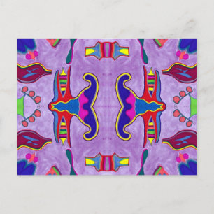 Cartão Postal Cartão-postal do Dragão Roxo