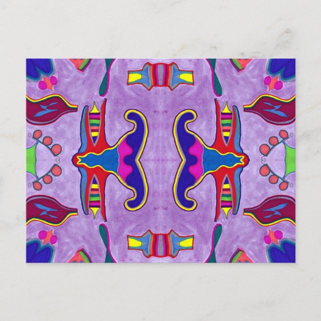 Cartão Postal Cartão-postal do Dragão Roxo (Frente)