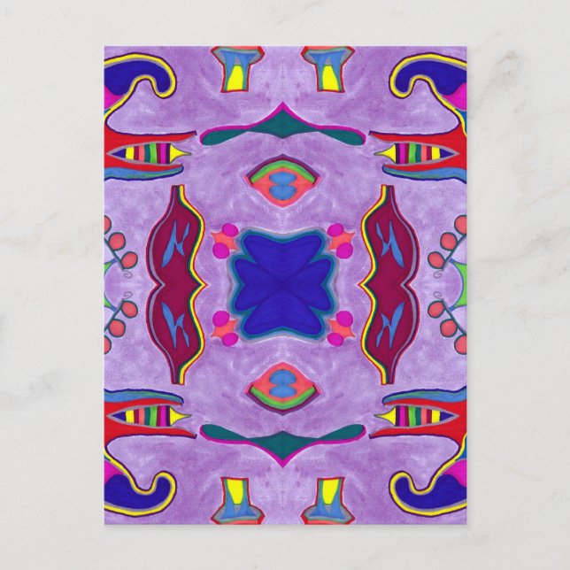 Cartão Postal Cartão-postal do Dragão Roxo (Frente)