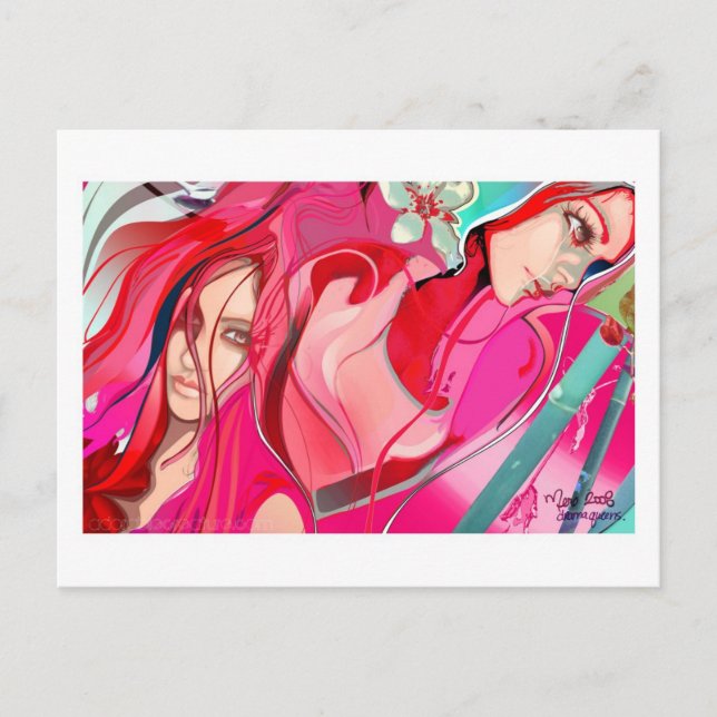 Cartão Postal Cartão-postal do Drama Queens (Frente)