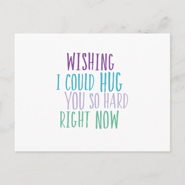 Cartão Postal Cartão-postal do Duro Hugs (Frente)