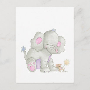 Cartão Postal Cartão-postal do elefante
