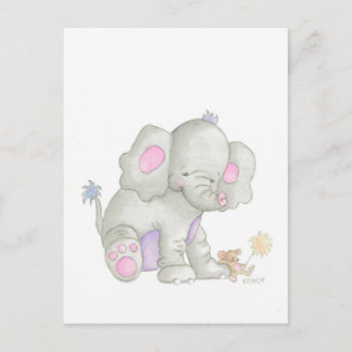 Cartão Postal Cartão-postal do elefante