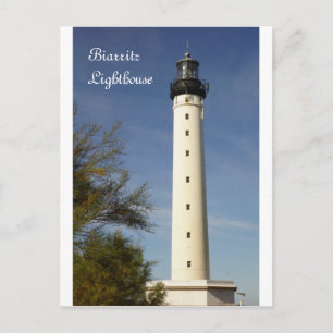 Cartão Postal Cartão-postal do Farol de Biarritz